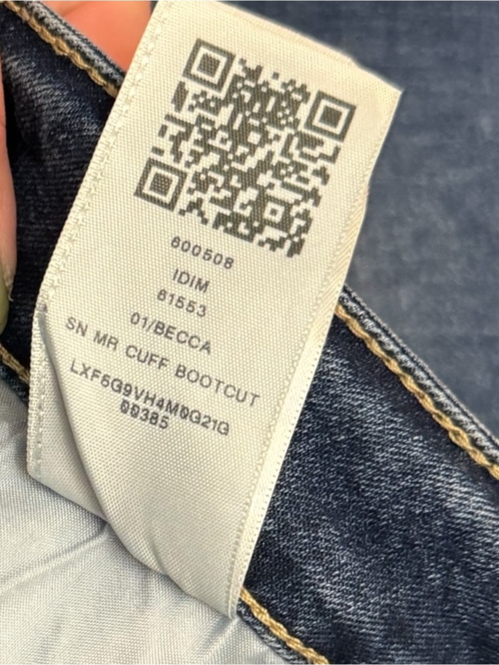 True Religion Becca Bootcut Mid Rise Cuff Jeans Medium Wash Size 32 - Picture 7 of 10